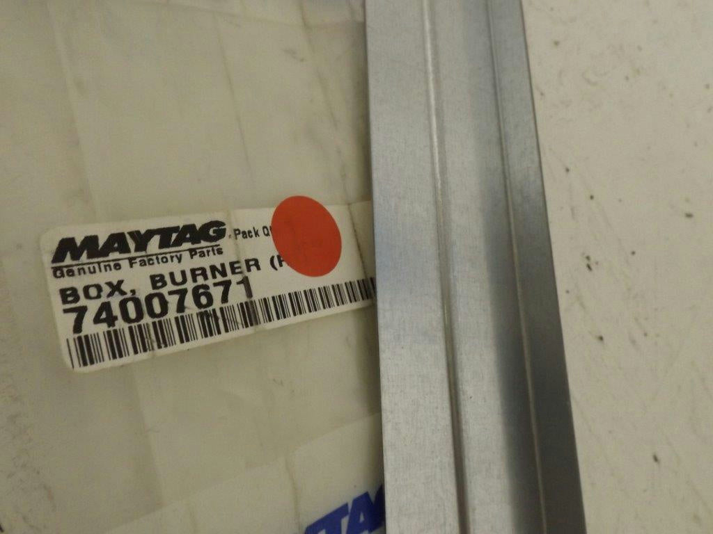 MAYTAG WHIRLPOOL STOVE 74007671 BURNER BOX (RIGHT) NEW MAYTAG WHIRLPOOL STOVE 74007671 BURNER BOX (RIGHT) NEW